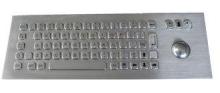 69 Keys Panel Mount Keyboard , stainless steel keyboard wit