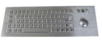69 Keys Panel Mount Keyboard , stainless steel keyboard wit