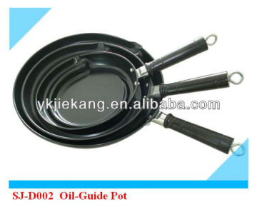 Carbon Steel Oil-guide frying pan