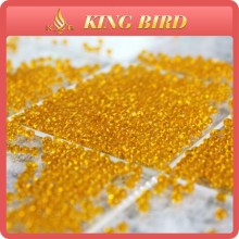 DIY transparent bead gold color beads