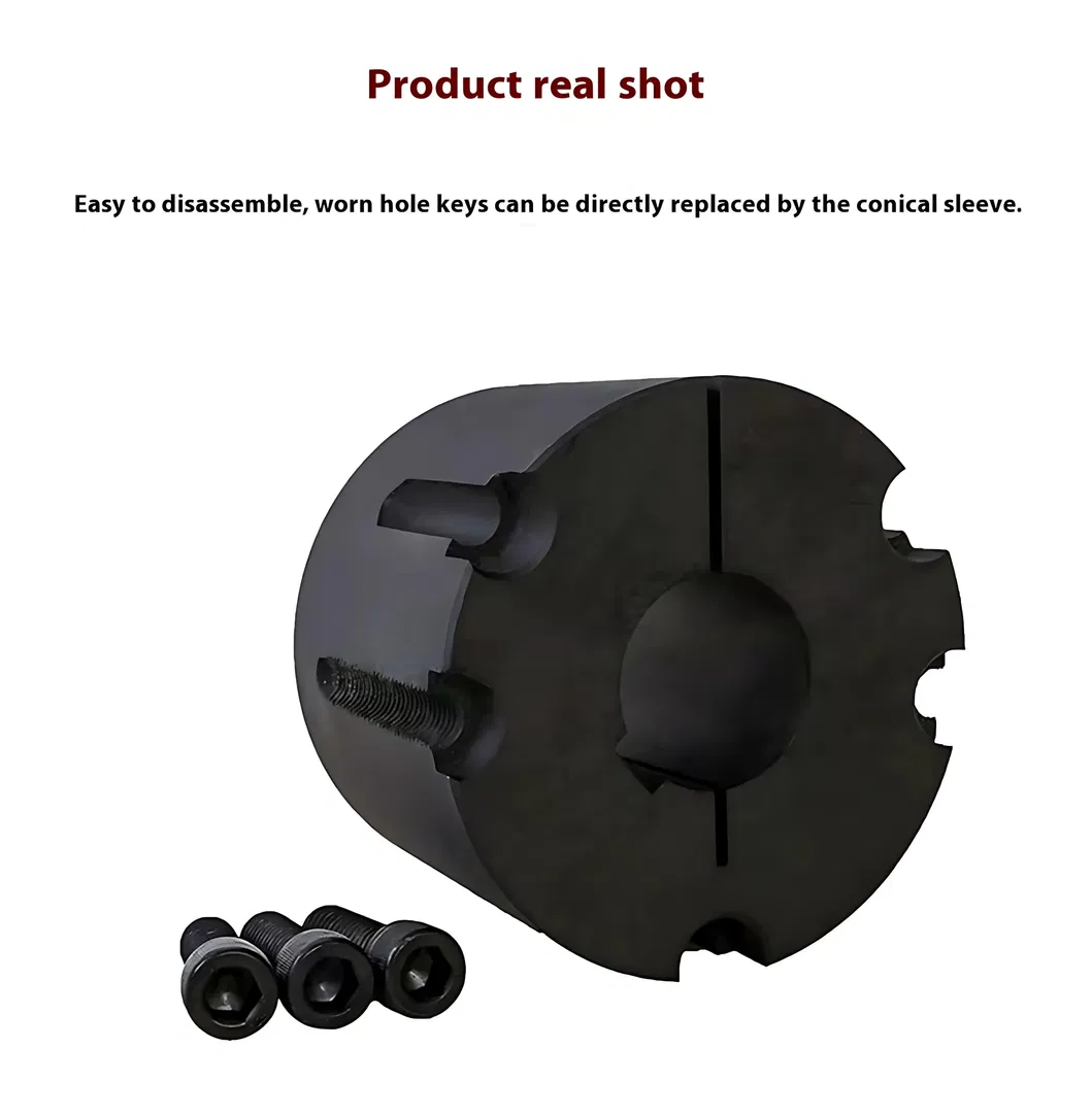 Hspt Supply Good Quality Great Wear-Resistant Taper Lock Bushing 1008 1108 1210 4545 5050 Types Taper Bush