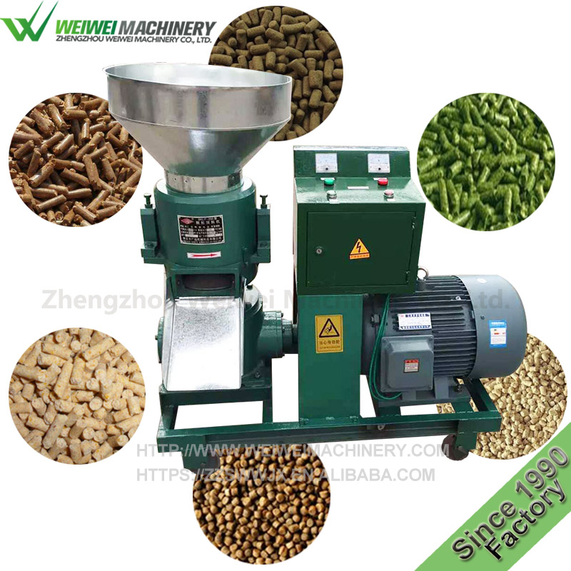 Weiwei feed pellet making super quality wheat bran animal feed pellet machine