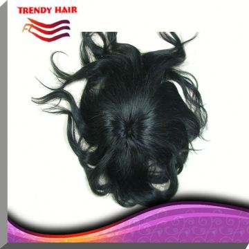 Virgin Human Hair Toupee With Cilp 67