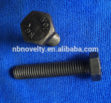 Black Hex cap bolt with DIN933,DIN931