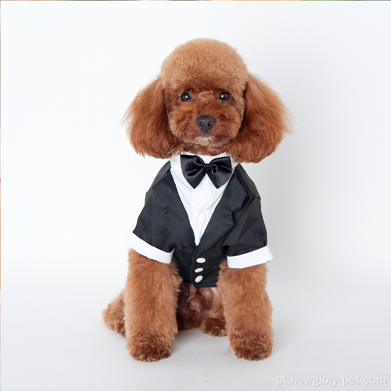 As roupas de cachorro de vestuário de vestido de traje