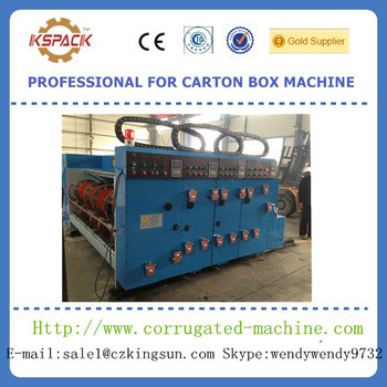 carton printer slotter machine/printing machine