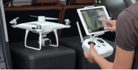 DJI P4 Multispectral mapping drone for Precision agriculture AND Environmental monitoring and inspection