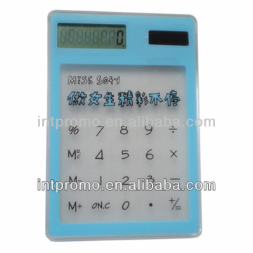 Touch Screen transparent Calculator