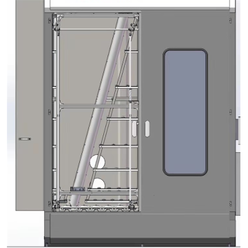 easy-to-operate vertical insulating glass washing machine