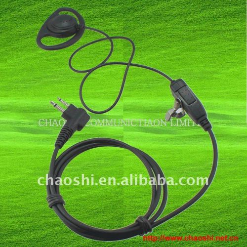 D-Loop Earpiece with Inline Push-to-Talk Microphone For Motorola 56517