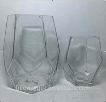 wholesale colored clear cheap heavy tall glass hurricane vases