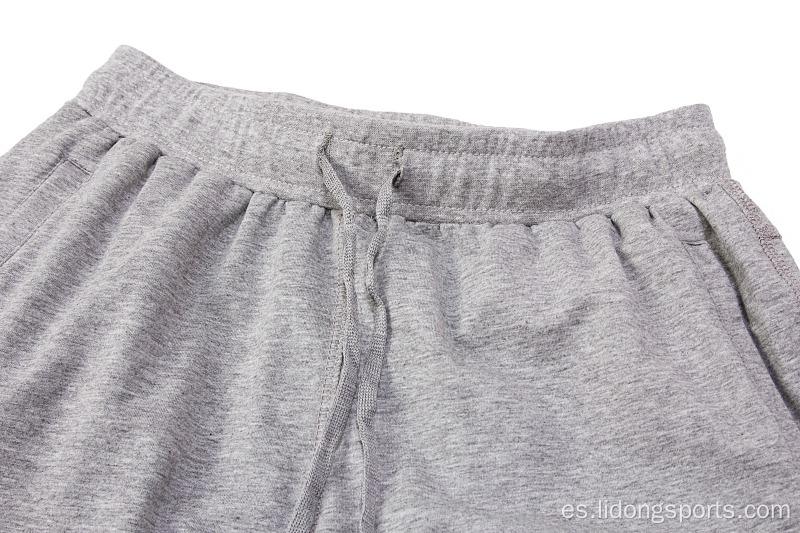 Men Jogger Sport Pantalones de pantalones a medias recortadas