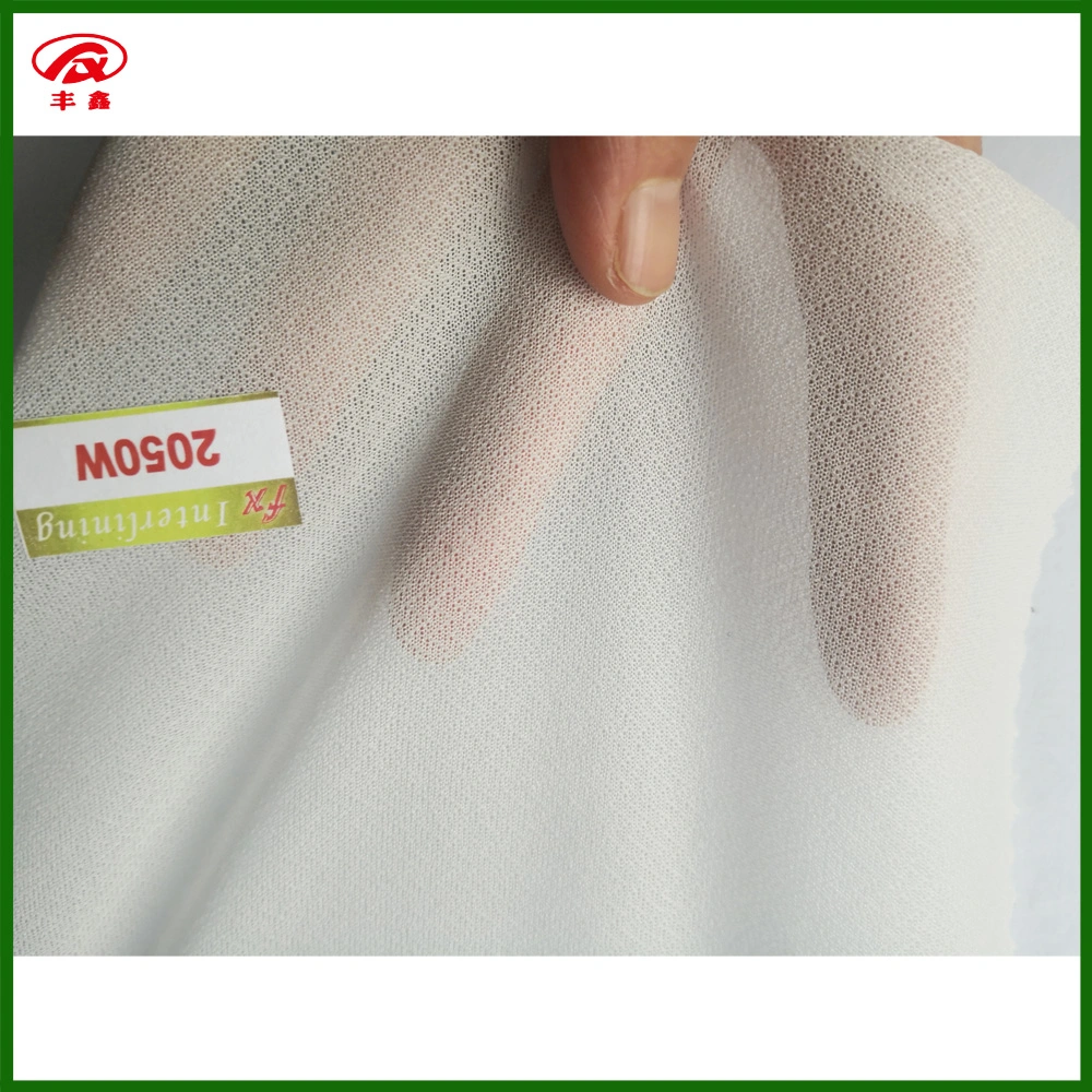 30d50dhigh Quality 100% Polyester Woven Interlinings Interlining Supplier High Quality Woven Fusible Fabric Color Interlining