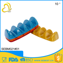 Mexico handy plastic melamine bamboo color corner shelf