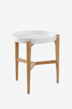 Round Coffee Table Small End Accent Table Nightstand