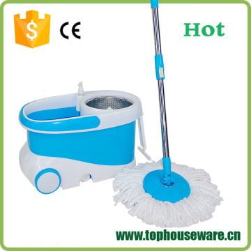 Magic walkable cleaning mop with wheels