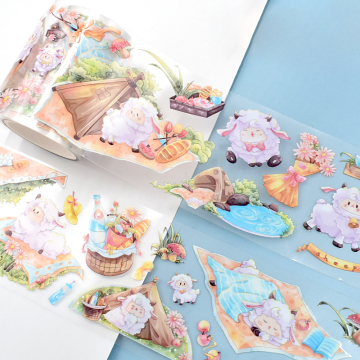 DH Original Holographic Silver Cute Sheep Tape