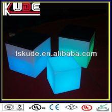Arrange ushering pad cube rechangeable led cube furniture sitting cube