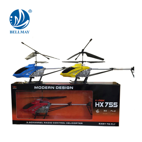 3,5 canales de control de radio avión 62 cm de longitud 3.7V helicóptero de aleación RC