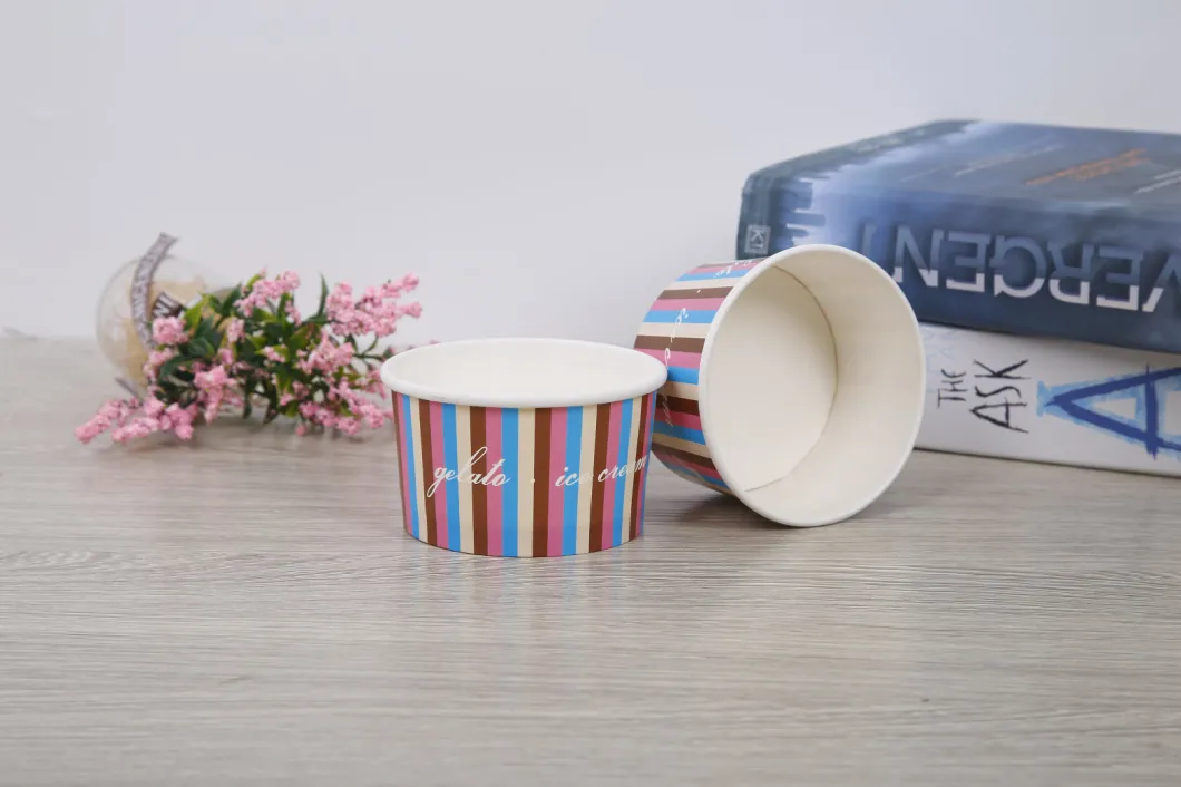 8oz Cheap Ice Cream Disposable Paper Cup