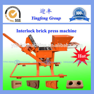 2016 hot sale qmr2-40 manual brick making machine