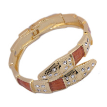 2012 New Fashion Rose Gold Stainless Steel Crystal Petrol Dripping Bracelet