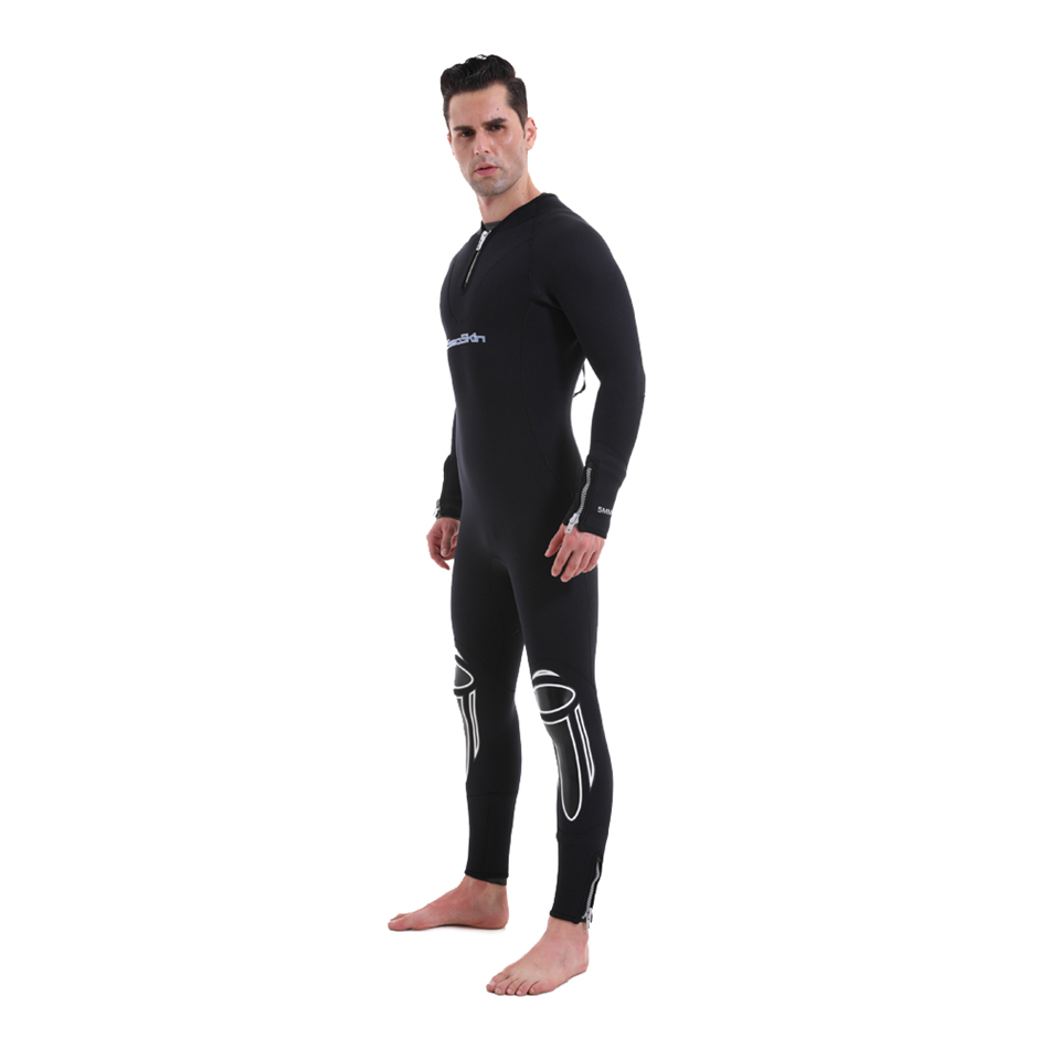 Bên bờ biển 4mm Neoprene Back Zip Full Suit Wetsuits