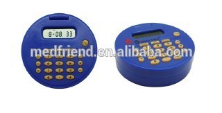 Calculator with Pill Box