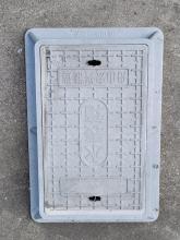 FRP manhole cover 330x500 B125 for water meter