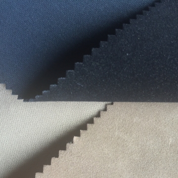 0.8mm single side pu synthetic flocking leather