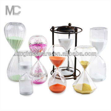 Handblown hourglass