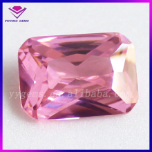 Octagon Shape Pink CZ Cubic Zirconia Gemstone Alibaba Beads