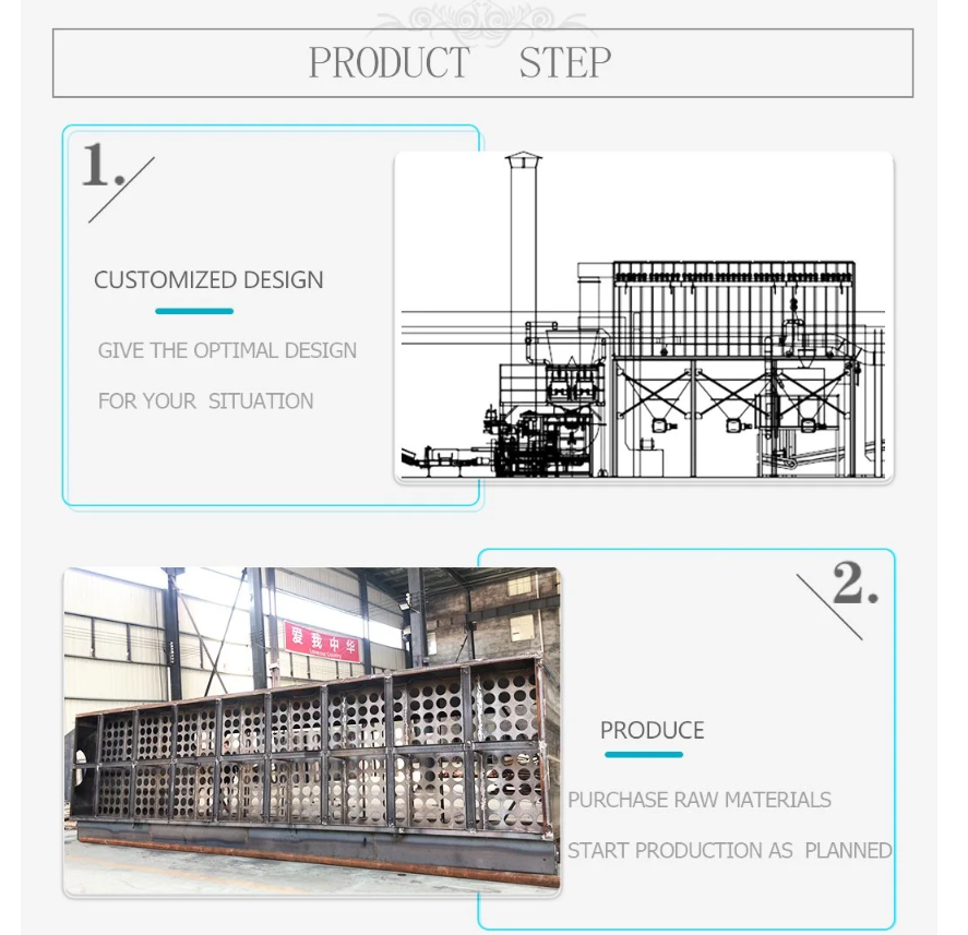 industrial cyclone bag house type dust collector