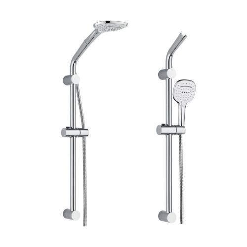 Stainless Steel Height Angle Adjustable Shower Slide Bar