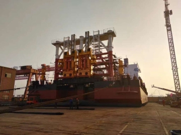 Specifically ship launching by Marine air bag