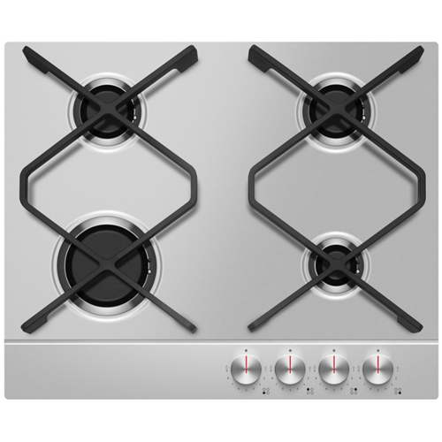 Amica Gas Stove Steel 4 Burner