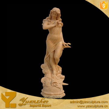 Natural ston life size Nude Lady Garden Statue(STU-A018)