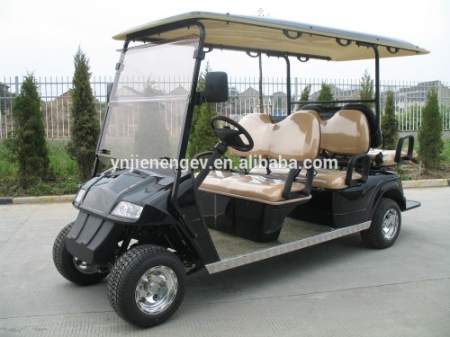 CE approved 6 seater mini used cheap sightseeing bus electric golf buggy car