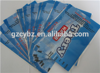 clear plastic labels /label printer plastic label / plastic wrap around label