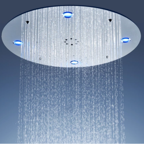Multifunktionellt LED -duschhuvud