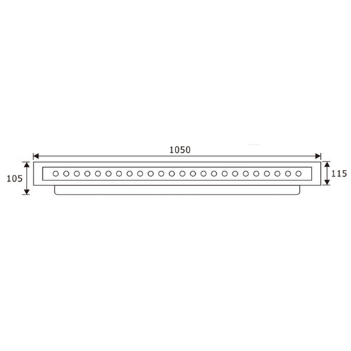 LEDER Submersible DMX512 24W LED Underwater Light