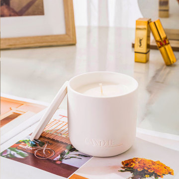 White Porcelain Jar 200g Scented Candle