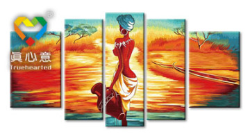 Diy paint by number oil painting on canvas