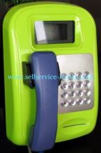 Vandal Resistant Auto Dial Telephone With Four Numbers Automatic Dialer And Metal Keypad