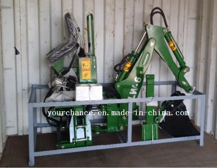 Ce Certificate Lw-6 High Quality Backhoe for 20-35HP Tractor