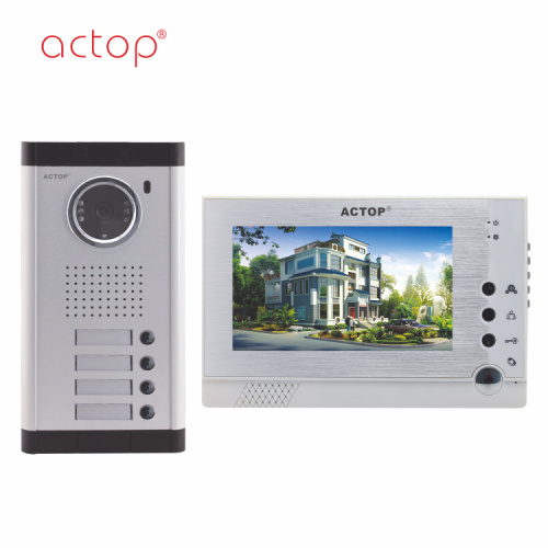 7 pulgada 4 Wire Doorphone Video Intercom