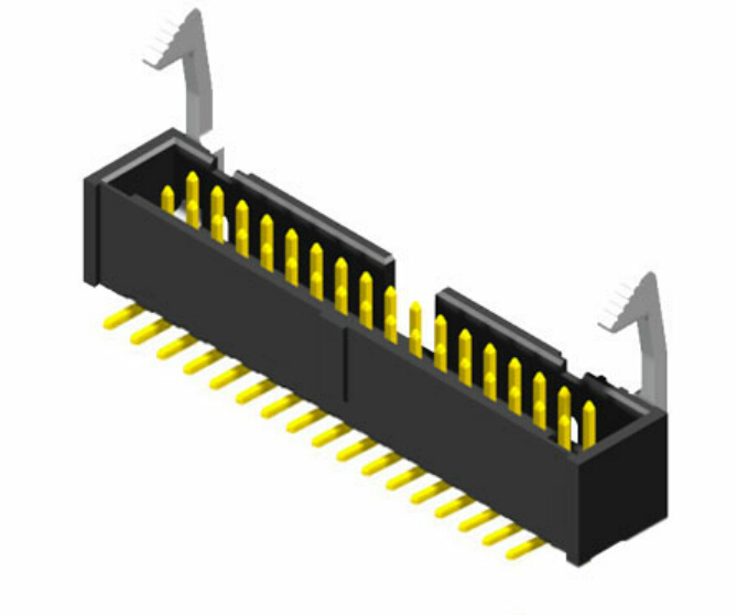 Cabeçalho de ejetor de 2.54mm SmTtype com trava de metal