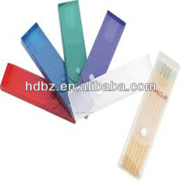 clear plastic PP Pencil Box
