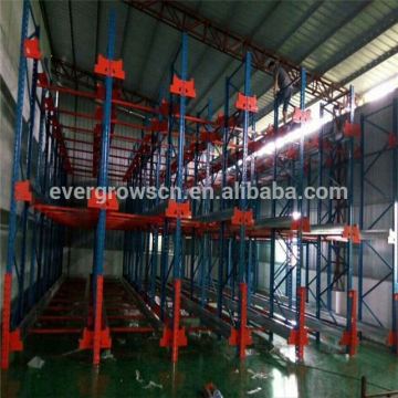 High-tech radio shuttle cart pallet rack for warehouse storage