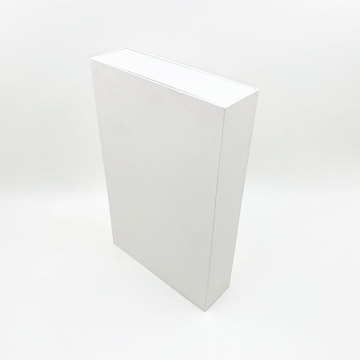 White clamshell packaging box